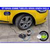 Lampa Kit ripara gomme tubeless riparazione gomme auto pneumatici foratura compressore