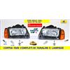AUTOKIT FIAT 500 Cinquecento Sporting 1992 Fanali Proiettore 2 Faro Coppia anteriore