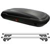 AUTOKIT BOX Baule Barre Portatutto Tetto auto Portapacchi COMPATIBILE con JEEP Renegade
