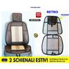 Accessoriauto Coprisedili universali Estivi Auto Anteriori Schienali Fresco per sedile coppia