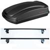 AUTOKIT BOX BAULE da tetto Auto COMPATIBILE con Yaris + Barre Portatutto Portapacchi