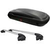 MENABO BOX BAULE Tetto Auto COMPATIBILE con AUDI A3 Sportback + Barre Portatutto
