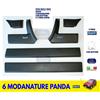 AUTOKIT Modanature per Panda 141 141A Plastiche Laterali paraulti paracolpi Fasce auto
