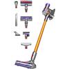 Dyson V8 Absolute Aspirapolvere a bastone 2 in 1 Batteria Secco Senza sacchetto Argento, Giallo