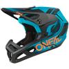 Oneal Casco Integrale Bici Mtb O'neal SL1 STRIKE Nero/Verde Acqua