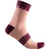Castelli Calze donna Castelli Velocissima 12 - Bordeaux 39-41 / Bordeaux