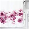 Spirella Tenda da Doccia Poliestere Amanda 180x200 cm Rosa