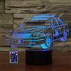 HPBN8 Ltd Creativo 3D Auto di Polizia Luce Della Notte LED Lampada 7/16 Colori USB Power Telecomando Interruttore Tattile Giocattoli per Bambini Decor di Natale Regalo di Compleanno