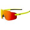 Koo Occhiali Koo Supernova giallo fluo lente rosso mirror