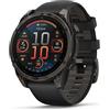 Garmin Garmin Fenix 8 sapphire grigio scuro dlc cinturino nero/grigio