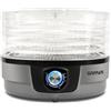 G3 Ferrari G10197 Essiccatore Conservo, 250W, Disidratatore, 5 Vassoi Rotanti removibili, Temperatura Regolabile, Vassoi BPA free, Facile pulizia, Altezza regolabile