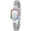 BERNY Mini Orologi Donna Tank Orologi da Polso Donna Cassa Pietre Colorate Minimalista Orologio al Quarzo 3ATM Impermeabile Acciaio Inossidabile Cinturino Staccabile