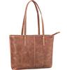 STILORD 'Antonia' Grande Borsa Donna in Pelle Vera - Tote Bag Shopper Cuoio Vintage Borsetta per Lavoro Sacchetti Borse, Colore:messina - marrone