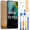 ARSSLY Schermo per Xiaomi Redmi Note 10 PRO/Note 10 PRO Max/Note 11 PRO Display LCD Touch Digitizer Riparazione Parti di Ricambio con Strumenti (Non per Mi Note 10 PRO)