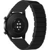 MroTech Compatibile con Samsung Galaxy Watch 3 45mm/Gear S3 Fontier/Galaxy Watch 46mm Cinturino Silicone 22mm per Huawei Watch GT/GT 2/GT 3/GT4 PRO 46mm Bracciale Sportivo Chiusura Magnetica-Nero