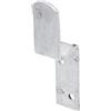 Alberts 843533 - Set di 10 supporti per recinzione, zincati a caldo, da avvitare, 34 x 160 cm, colore: Argento