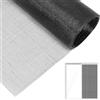 Brelet Rete Zanzariera per Finestra, 120 x 250CM Fibra di Vetro Telo Ricambio, Zanzariera per Finestre e Porte, Realizzazione Zanzariere a Telaio Fisso, Tagliabile Rotolo Colore Nero