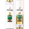 Pantene Pro-V Smooth & Sleek Shampoo & Balsamo Set, 500 ml e 350 ml