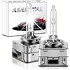 Asasytal D1S HID xeno Lampadine Faro, 35W 6000K Bianco Freddo Super Luminoso Lampada a Scarica Bi HID X-treme Aggiorna i Gruppi Fari per Auto con Lampadina HID con Base in Metallo Resistente, 1 Paio