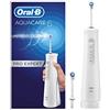 Oral-B Acquacare 6 Idropulsore Dentale per una Pulizia Precisa ed Efficace, Batteria Litio 1 Testina, Custodia Viaggio, Batteria Litio Idea Regalo, Bianco