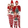 NIBESSER Pigiama Natale Famiglia Lungo Pigiami Natalizi Famiglia Coordinati Pigiama Invernale per Donna Uomo Bamino Caldo Maniche Lunghe Girocollo Comodo，Albero di Natale Verde Padre，L