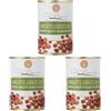 Chef organic Borlotti Lessati - 400 g (Confezione da 3)