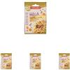Cannamela, Ricette Facili, Preparato per Paella, con Curcuma, Paprika, Pimento e Zafferano, Senza Glutine, Pronto in Pochi Minuti, Busta da 3-4 Porzioni (Confezione da 4)