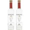 Nonino Distillerie Nonino, Grappa Nonino 50° bianca, 50% vol. al profumo di uva e dal gusto Sensuale e avvolgente - Bottiglia in vetroda 500 ml (Confezione da 2)