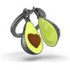 O meta[l]morphose METALMORPHOSE - Portachiavi avvocato carino amore, regalo originale per uomo e donna, verde, taglia unica