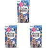 INABA Juicy Bites Bocconcini per Gatti Gusto Pollo e Tonno - 1 Busta (3 Packs x 11,3gr) - Snack Semi Umido per Gatti in Forme Diverse - Cibo per Gatti Senza Conservanti o Coloranti Artificiali