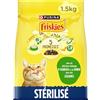 FRISKIES Gatti sterilizzati con agnello e verdure, 1,5 kg, crocchette per gatti adulti