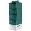 osama home PANTONE - Organizer Armadio Salvaspazio da Appendere 5 Scomparti Abiti e Accessori, Organizzatore Armadio Verticale Pieghevole, Divisori per Armadio Interno Portaoggetti e Vestiti 84x30x30 cm