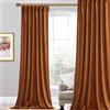 StangH Tende in velluto arancione bruciato, per soggiorno, tende oscuranti per porte scorrevoli, 243,8 cm, lussuose tende per camera da letto, 132 x 244 cm, 1 pannello (SHUSCBR5SD1-5296C39)
