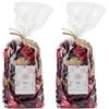PARENCE.- Pot-Pourri Sacchetto 200g Gusto Frutti Rossi - Decorazione della Casa e Fragranza, Naturale, Versatile - Frutti Rossi, 200g (Confezione da 2)