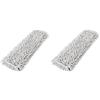 Mery ricambio Sistema Lavapavimenti in microfibra Premium, Grigio, 47 x 15.50 cm (Confezione da 2)