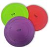 WEPO Frisbee per cani - Ø 15 cm - Set di 3 giocattoli per cani di piccola taglia - giocattolo acquatico - Dog Frisbee - giocattolo da lancio in rosso/viola/verde in gomma - per terra e acqua