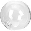 OSALADI Paralume In Di Ricambio Per Illuminazione Cupola In Trasparente Copertura Round Globe Presa G9 Lampada Soffitto Paralume Per Applique Parete Lampadario Lampada, 10x10cm