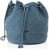 Colina, Borsa a sacchetto Donna, Denim grezzo