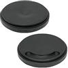BERGEON Cuscino di montaggio 30097-E, base cuscino per riparazione orologi, in gomma, nero, reversibile, 88 mm