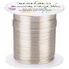 BENECREAT 30m 0.8mm Filo di Rame Colore Argento Filo di Rame Resistente All'Appannamento per L'Artigianato Creazione di Gioielli, Perline