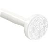 Foeska Asta telescopica Foeska Siler 50-130cm asta per tenda doccia in acciaio inossidabile senza perforazione asta appendiabiti estensibile regolabile ruotando (bianco, 50-130cm)