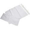 EasyByMall Tela di ricambio per sedia, kit coprisedia casual da regista, kit di ricambio per sedile e schienale con bastone di legno (bianco)
