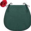 uyeoco Cuscini Sedie Cucina Ovali, Cuscini per Sedie Cucina Lavabile Fodere Coprisedia Copertura Staccabile, Anti-Deformazione Cuscini (Color : 2#, Size : 40x40cm)