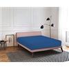 GLHOME Idee per la casa Lenzuolo sotto con Angoli Elastici Coprimaterasso 100% Puro Cotone Lenzuola Copri Materasso in Vari Colori Tinta Unita - Blu Royal - Singolo