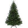 BB Sport Albero di Natale Lusso in PE/PVC 240 cm Verde Scuro Abete Natale Artificiale