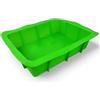 GMMH Piatto da forno XXL Formine al silicone Teglia per lasagne Forma di scatola Stampo Forno Per Torta Formina Pan spagna - verde