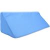 Yinhing Cuscino a Cuneo di Posizionamento a Forma di R Antiscivolo per Chi Dorme Sul Fianco Allineamento del Corpo Elevato Supporto per Caviglia Supporto per Gamba Blu 60 X 25 X 20 Cm