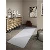 Villeroy & Boch Tappeto di lana Charlotte, naturale, tessuto a mano e naturale, per soggiorno, camera da letto, sala da pranzo, corridoio, cucina, crema, 80 x 250 cm