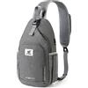 SKYSPER Zaino Monospalla Uomo Antifurto Zaino a Tracolla Piccolo Sportivo con RFID Borsa per Viaggio Escursionismo Ciclismo