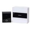 Levitantes Campanello senza fili CC bianco e nero, campanello autoalimentato per porta, campanello esterno senza fili impermeabile, campanello a 36 melodie, volume a 3 livelli